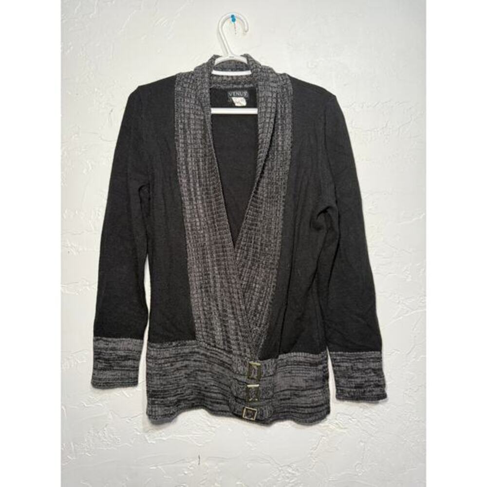 Venus buckle pullover cardigan sweater womens large boho‎ chic contemporary